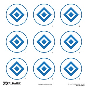 CIBLES PAPIER 9 DIAMOND 16″ CALDWELL x10 1175519