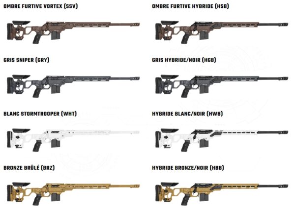 CARABINE CADEX CDX-R7 FCP SA 6.5 Creedmoor, 24"  (Anc. Field Comp)+