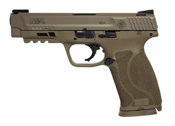 PISTOLET S&W M&P 45 M2.0 TRUGLO® TFX™ FDE 4.6IN 10RDS SF 11769*