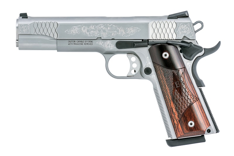 PISTOLET S&W 1911 E-SERIES GRAVE CAL.45ACP 10270*