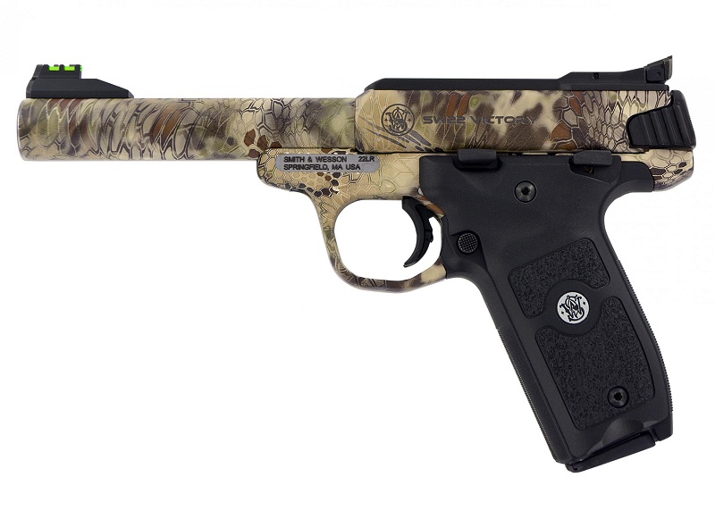 PISTOLET S&W 22 VICTORY CAMO KRYPTEK CAL.22LR 5,5″ 10+1 COUPS 10297*